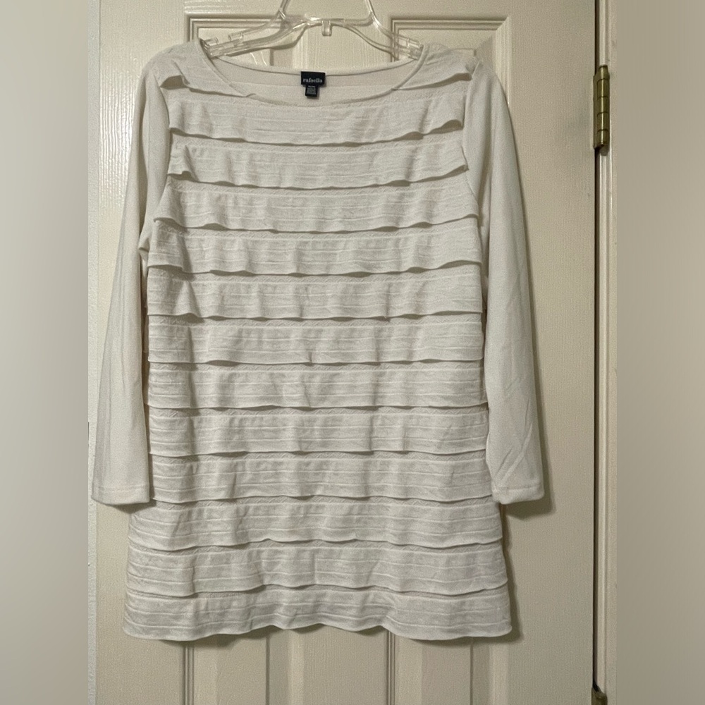 Rafaella ladies layered, ruffled top